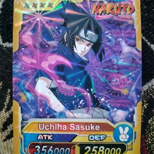 Naruto Cards Trading Game Collectibles Sasuke