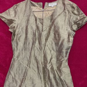 Short Kurti golden Coloured