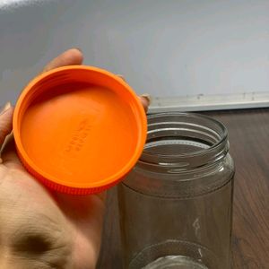 Glass Jar Wirh Lid