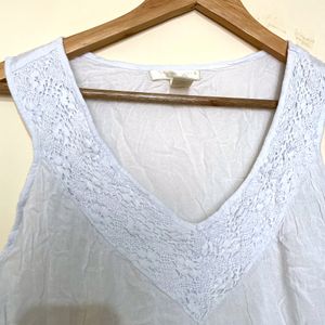 White Tank Top By Studio West