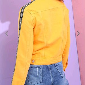 Tokyo Talkies Yellow Denim Jacket (XL)