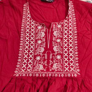 Red Kurta