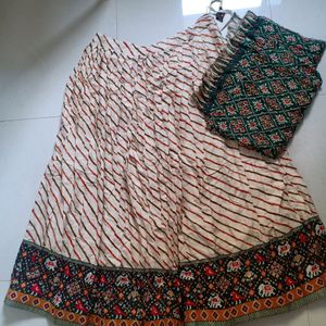 Pure Cotton Navratri Lehenga