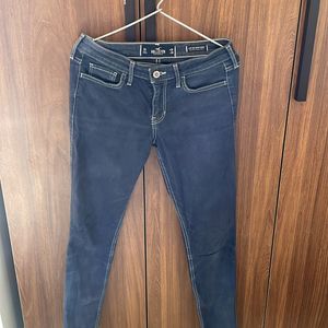 Hollister Navy Blue Women Jeans