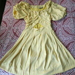 Butter Yellow Dress