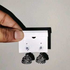 A Pair Of Small Jhumkas