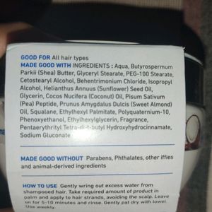 PLUM COCONUT & PEPTIDES STRENGTH & SHINE HAIR MASK