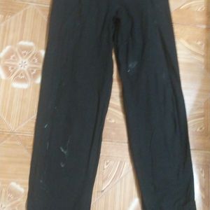 Black Cotton Pant