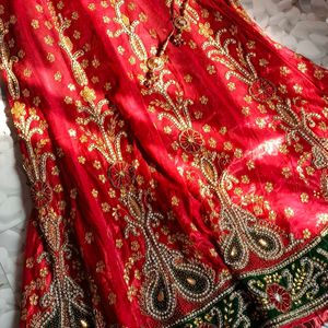 Red Bridal Lehenga