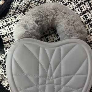 Imported fur Handle Handbag