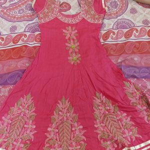 Beautiful Pink Anarkali Kurta