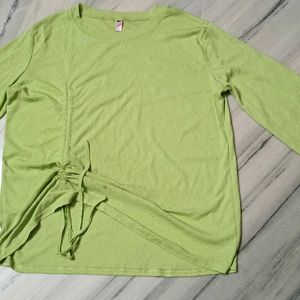 GREEN OVERSIZED TOP FOR WOMEN