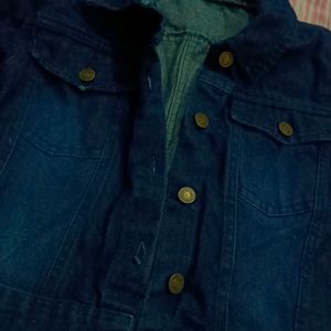 Navy Blue Denim Jacket