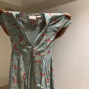 Cute Flowery Print Dress