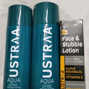 2Aqua DEO & FACE STUBBLE LOTION COMBO