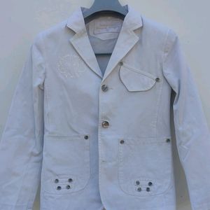 White Party Wear Blazer