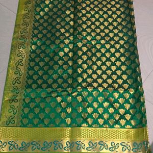 Green Colour Women Kanjeevaram Pattu Saree