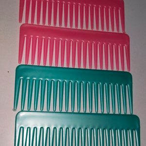 Combo Of 2🫶Big Tooth Comb With Beautiful Colour