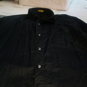 Black Formal Strate Fit Shirt