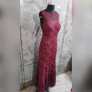 Maroon Long Dress