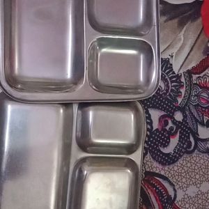 Kids Steel Plates Set Of 2