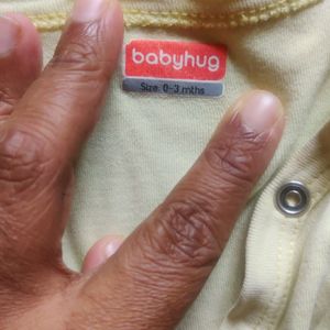 Babyhug Tshirts 0-3M Combo Of 3