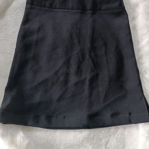 A-line Black Skirt