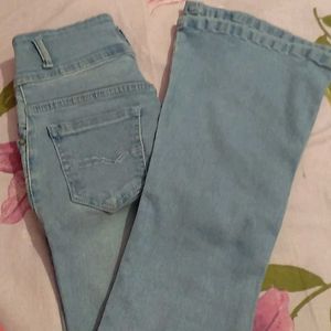 GIRL'S BELL BOTTOM DENIM...