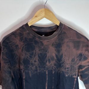 H&M Black  Tie Dye T-shirt XS