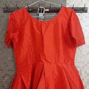 Unused new Red Gown , Bust 34 Inches