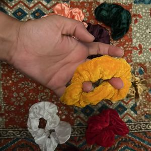 Pack Of 10 Assorted Scrunchies