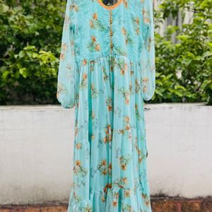 Long Evergreen Dress