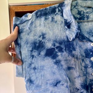 Blue Tie N Dye Shirt