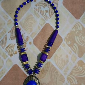 Navy Blue Neckpiece