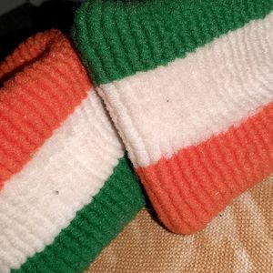 tri colour hand band of indian flag