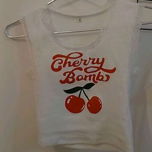 Cherry Bomb Crop Top