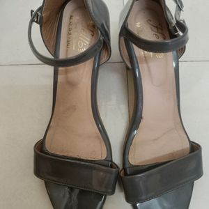 Grey Wedges Heels For Women Size 39 , Uk 6.