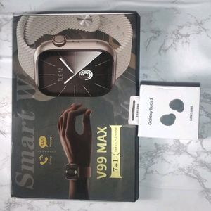 Samsung Buds And 7in1 Uktra watch Combi