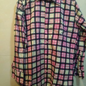 Pink Checks Shirt