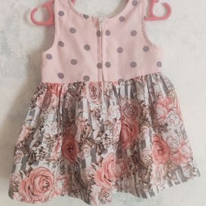 Flat 29 Shipping!!! Polka Dots Frock For Baby