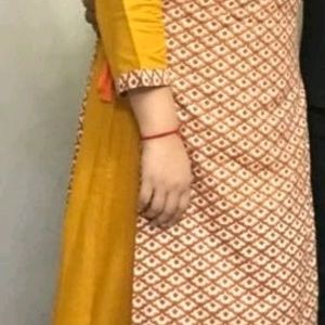 Yellow Long Kurti - Ethnic Wear