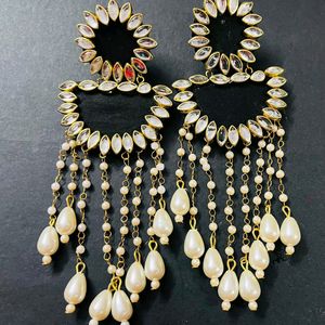 Fancy Party Wear Have Long Size Earrings