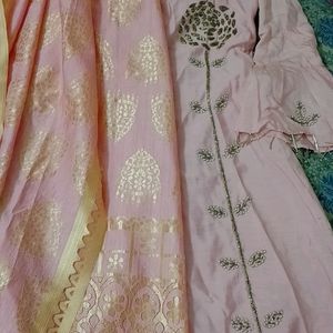 Beautiful Work Kurta With Dupatta