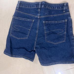 Denim Skorts