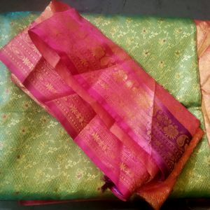 Kanchivaram  Pattu Saree With Blouse Piece...