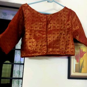 Women's Banarasi Silk Blouse Bust 40