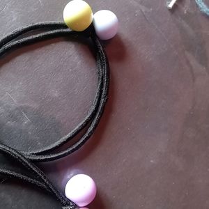 Brass Anklet with two rubber band