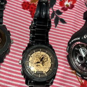 Combo Of 3 Trendy Mens Watch