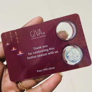 GIVA PURE SILVER COIN