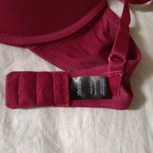 Zivame Maroon Padded Bra